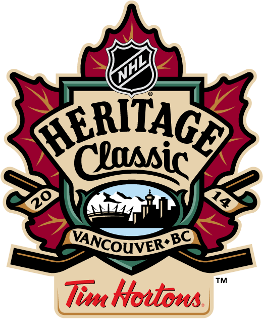 NHL Heritage Classic 2014 Sponsored Logo iron on heat transfer